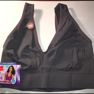 Hanes Get Cozy Stretch Comfort Bra - NWT - 3X